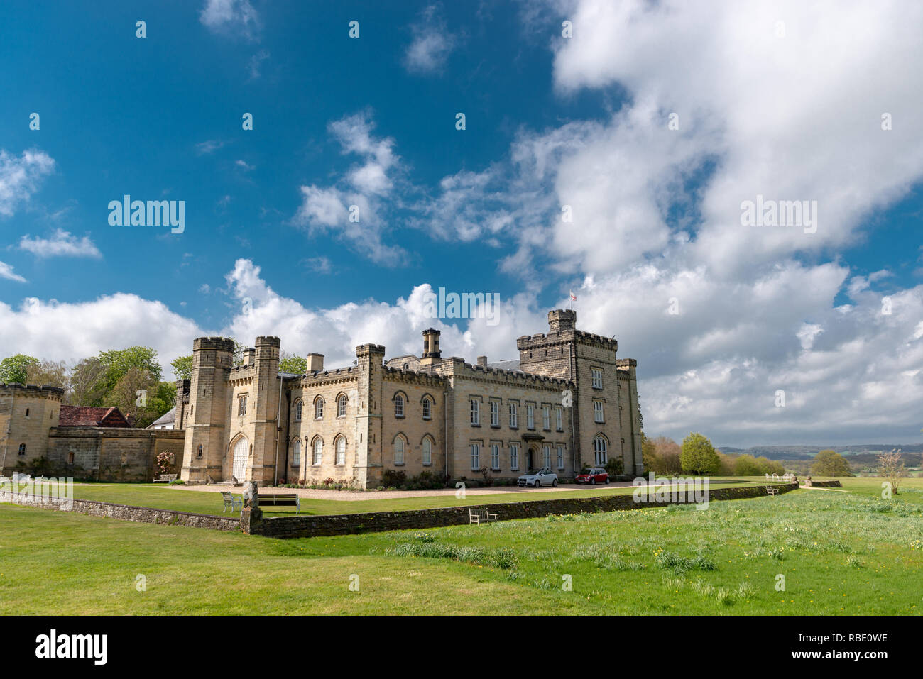 Chiddingstone Castle in Kent Stockfoto