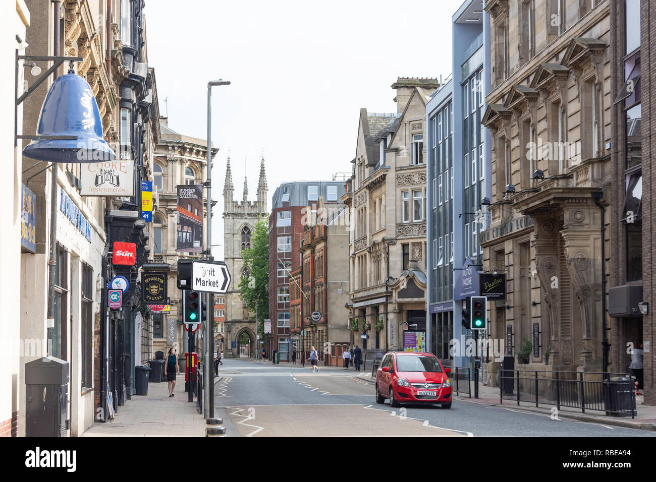 Marktplatz, Kingston upon Hull, East Riding von Yorkshire, England, Vereinigtes Königreich Stockfoto