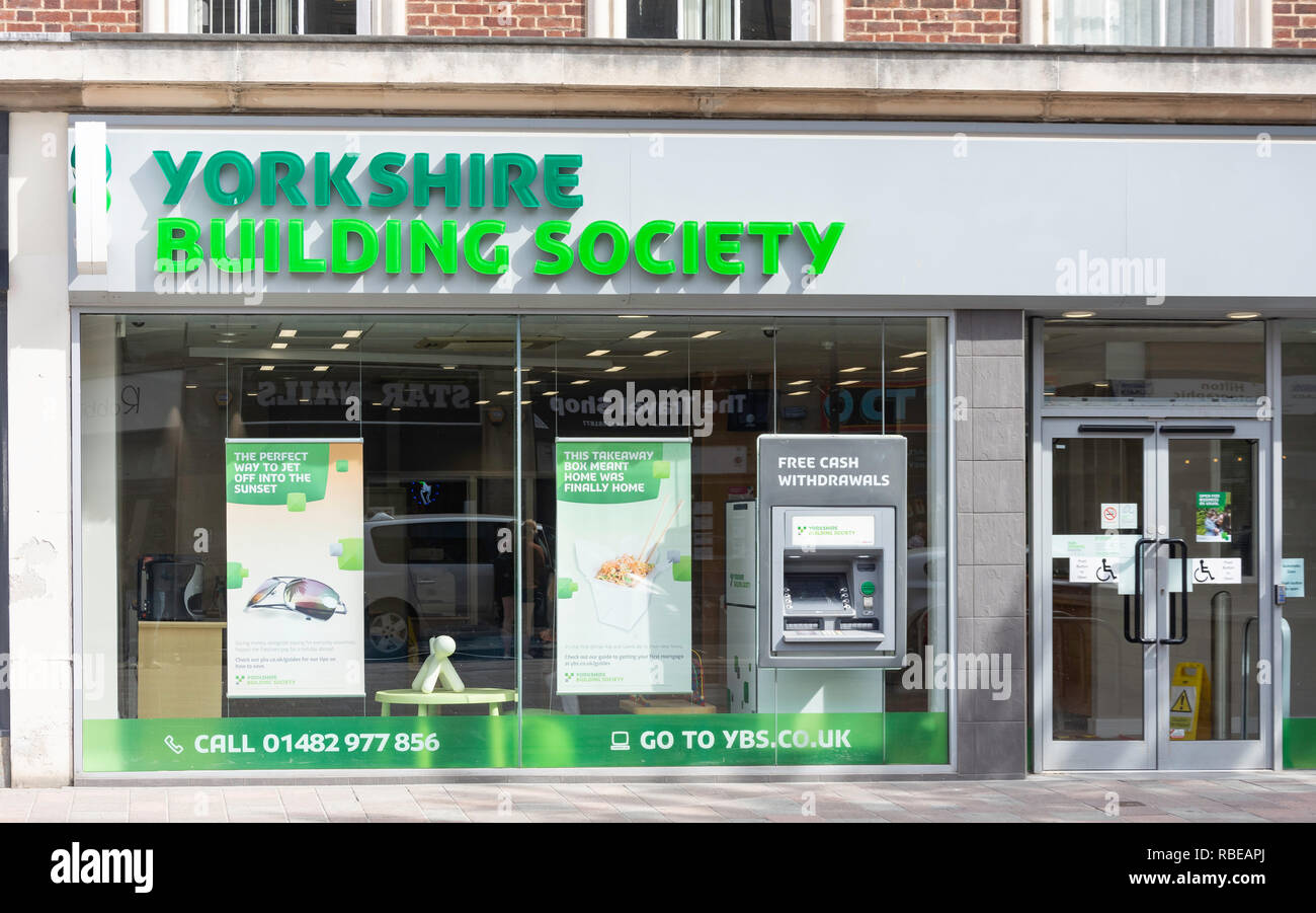 Yorkshire Building Society, Paragon Street, Kingston upon Hull, East Riding von Yorkshire, England, Vereinigtes Königreich Stockfoto