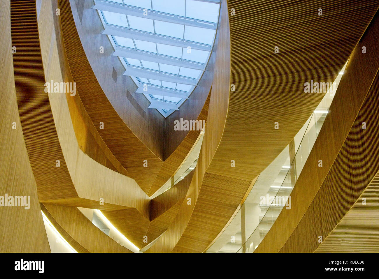 Neue Zentralbibliothek Calgary, Alberta Kanada Stockfoto