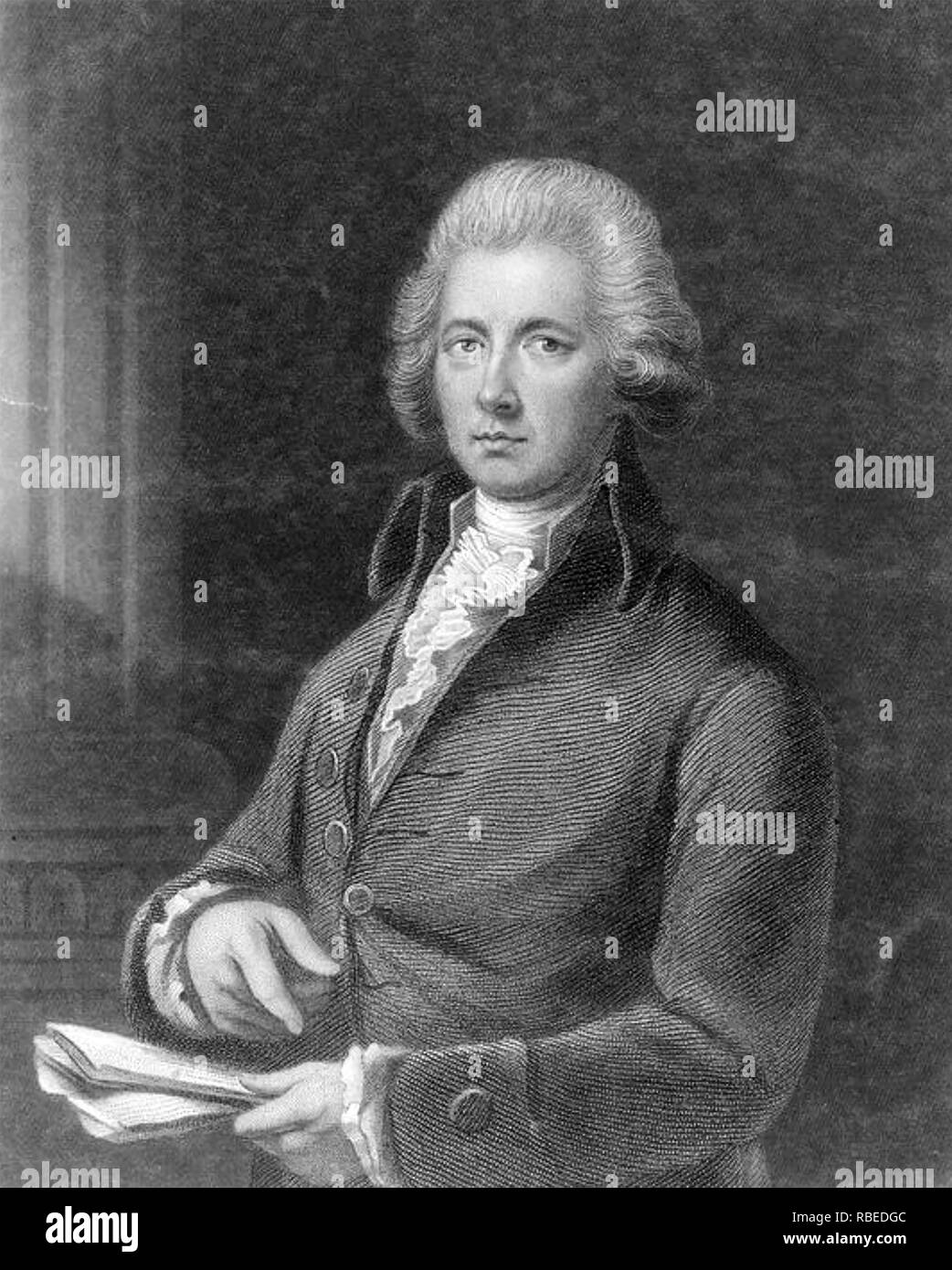 WILLIAM Pitt der Jüngere (1759-1806) Britische Konservative Premierminister Stockfoto
