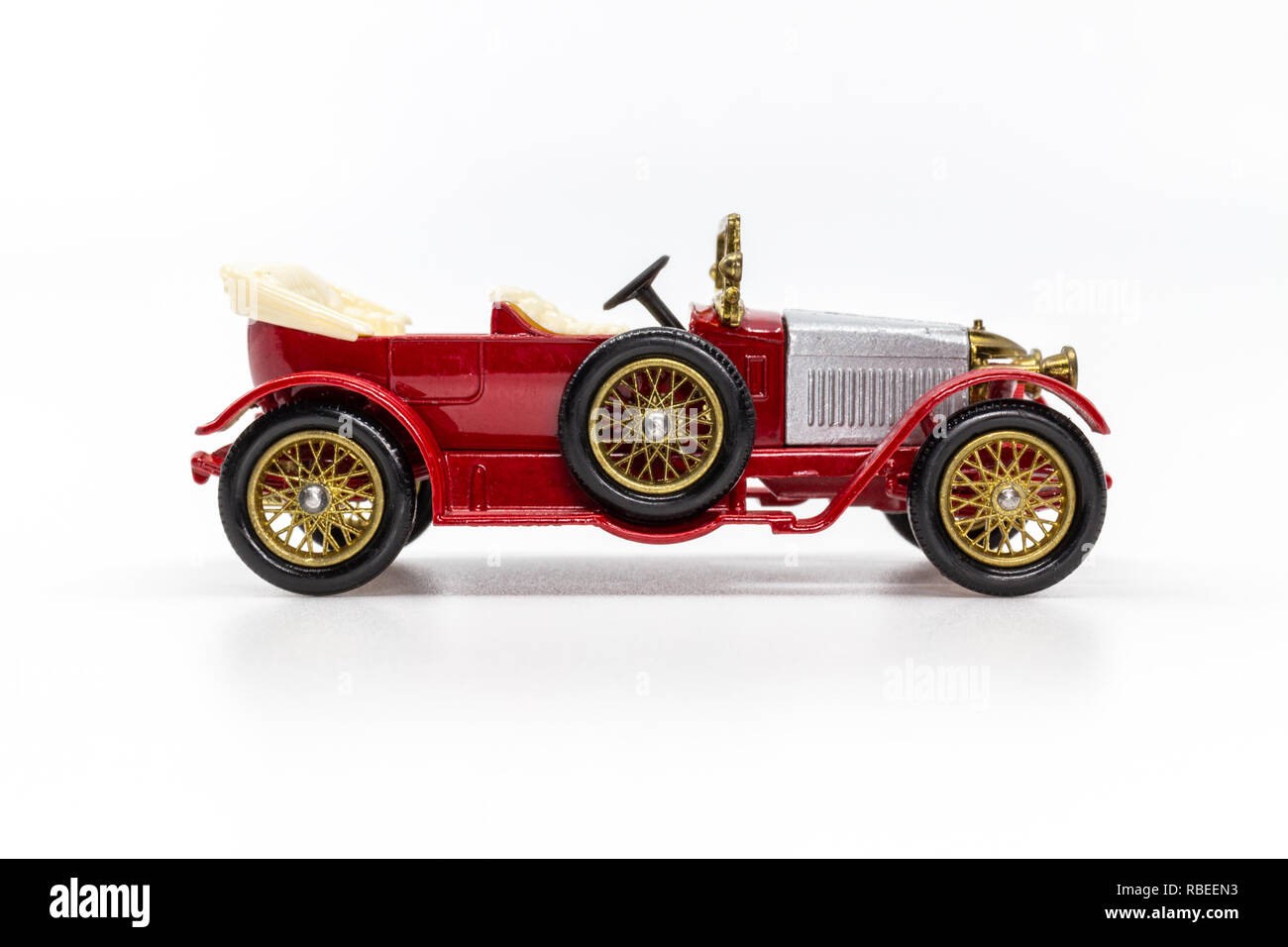 Matchbox Modelle von Gestern Y-2 Vauxhall Prince Henry 1914 Stockfoto