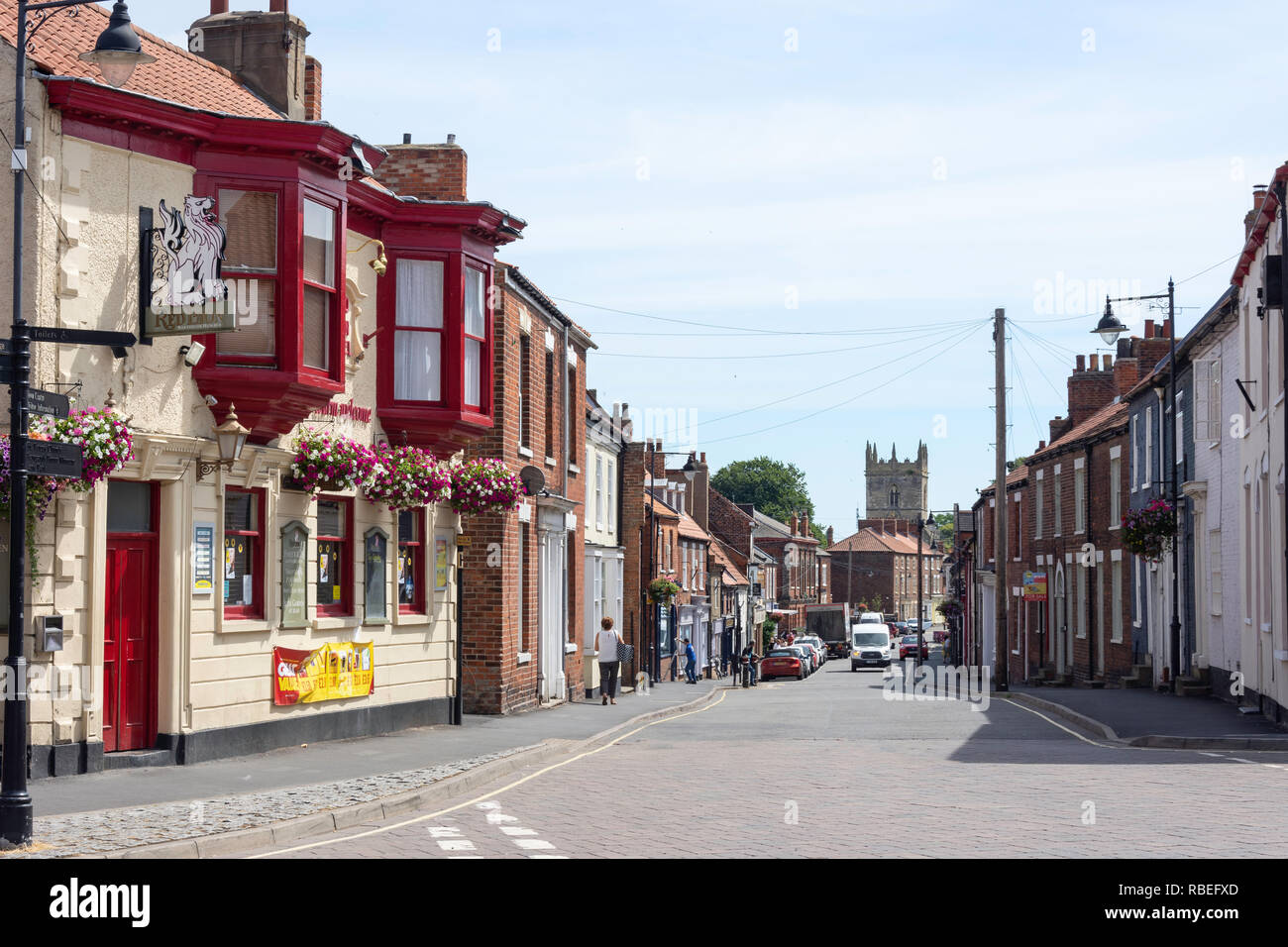 High Street, Barton-upon-Humber, Lincolnshire, England, Vereinigtes Königreich Stockfoto