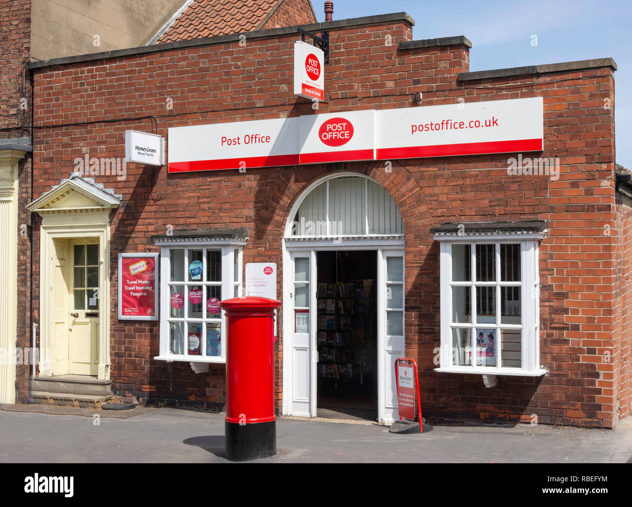 Royal Mail Post, High Street, Barton-upon-Humber, Lincolnshire, England, Vereinigtes Königreich Stockfoto