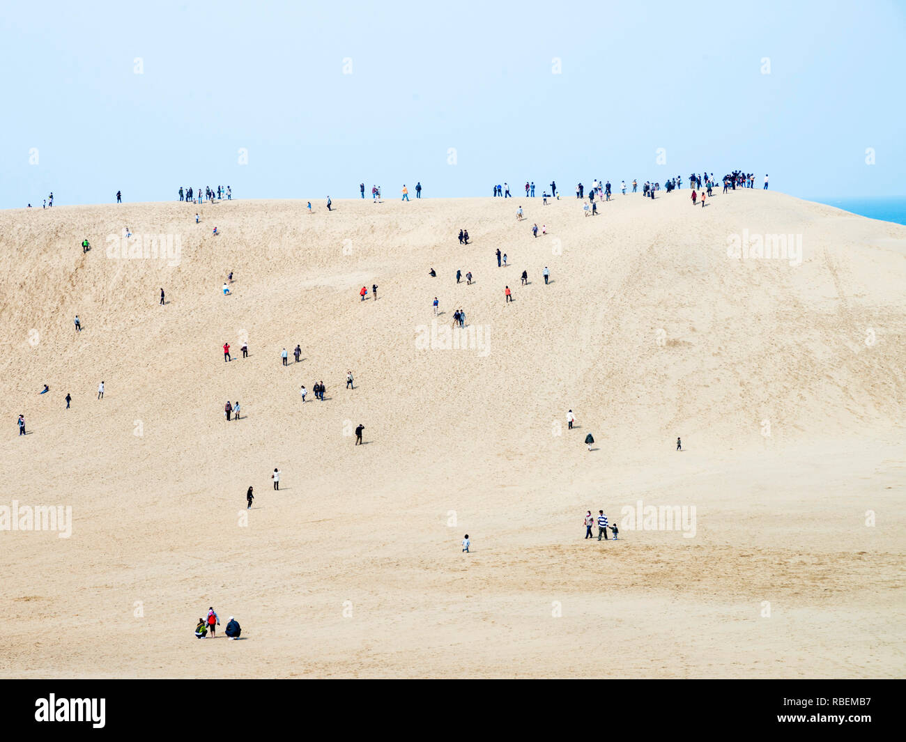 Tottori Big Dune, Präfektur Tottori, Japan. Stockfoto