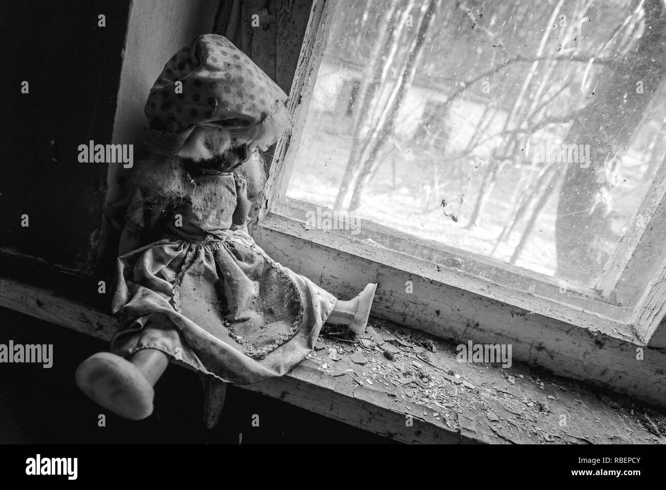 Bilder aus Tschernobyl, Ukraine Stockfoto