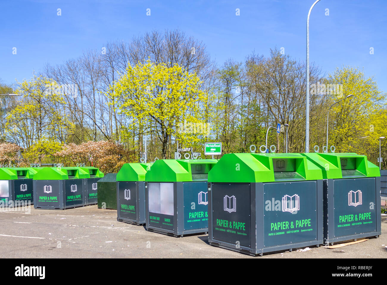 Recycling-Zentrum Stockfoto