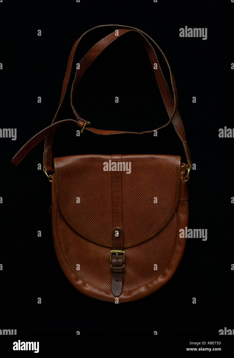 Mulberry braun Leder Tasche Stockfoto