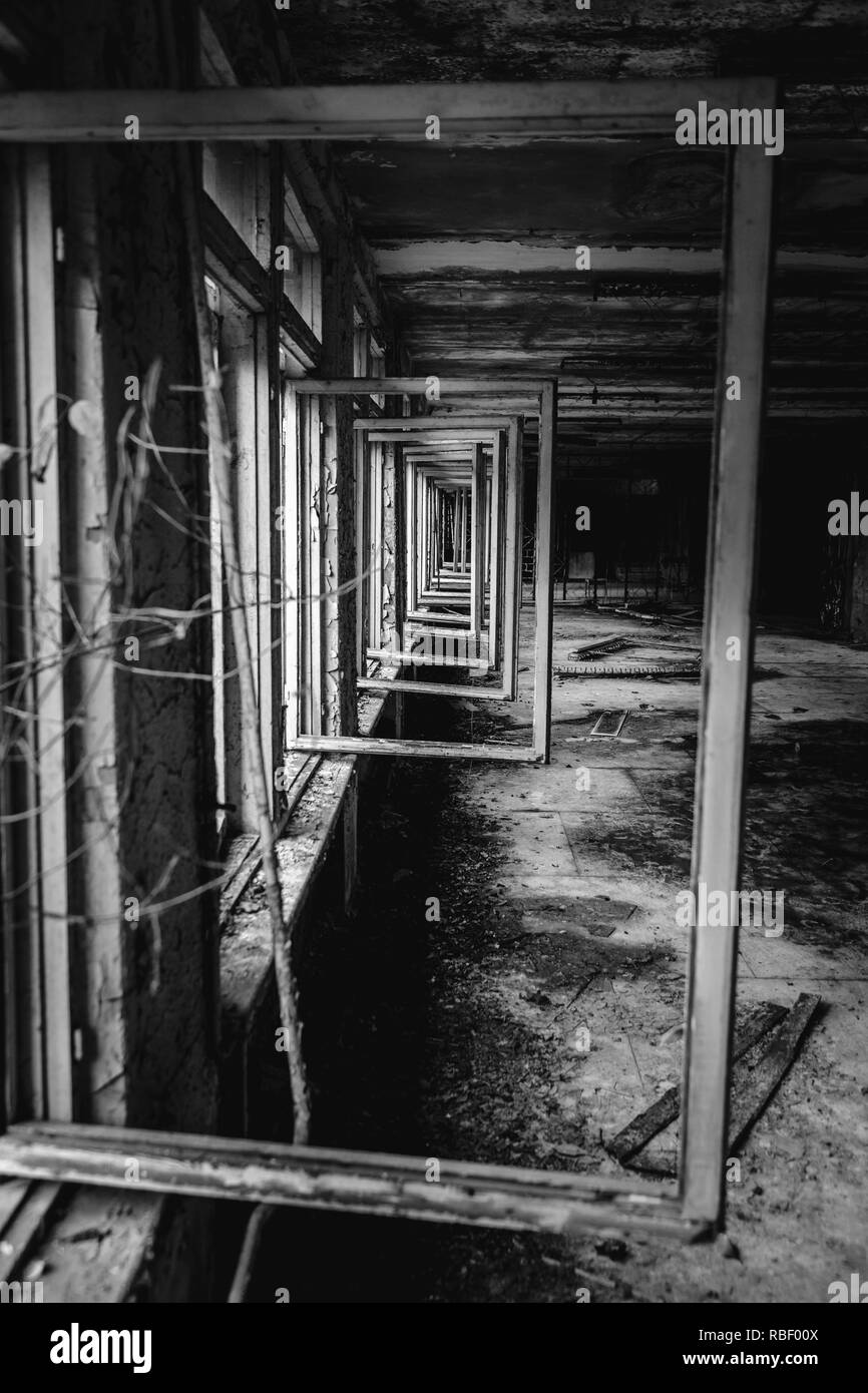 Bilder aus Tschernobyl, Ukraine Stockfoto