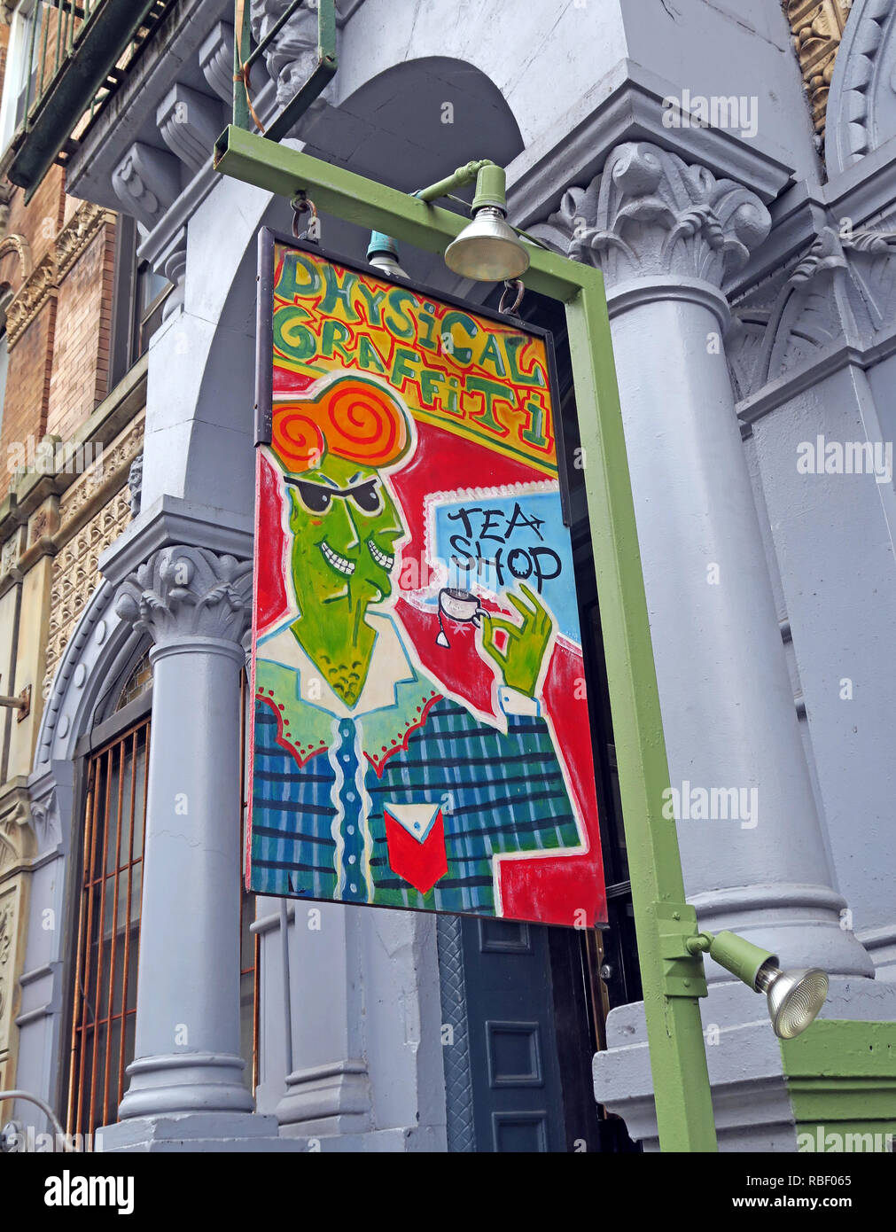 Physical Graffiti Tee Shop, St Marks, Graffitea, East Village, Manhattan, New York City, NY, USA Stockfoto
