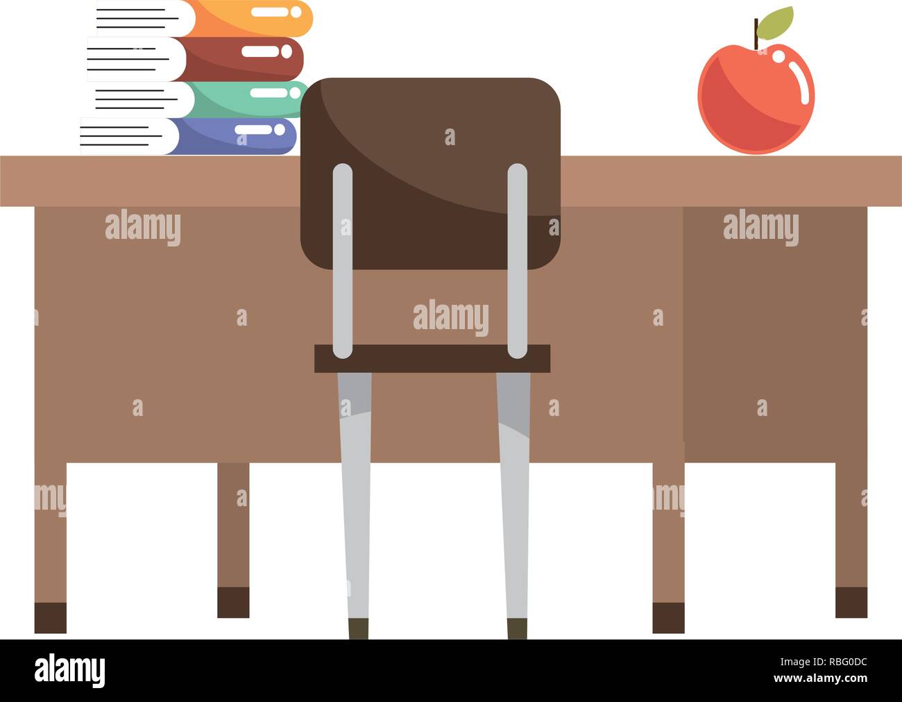 Studie element Cartoon Stock Vektor