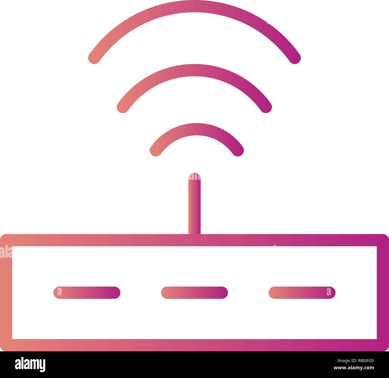 Vektor Router Symbol Stock Vektor