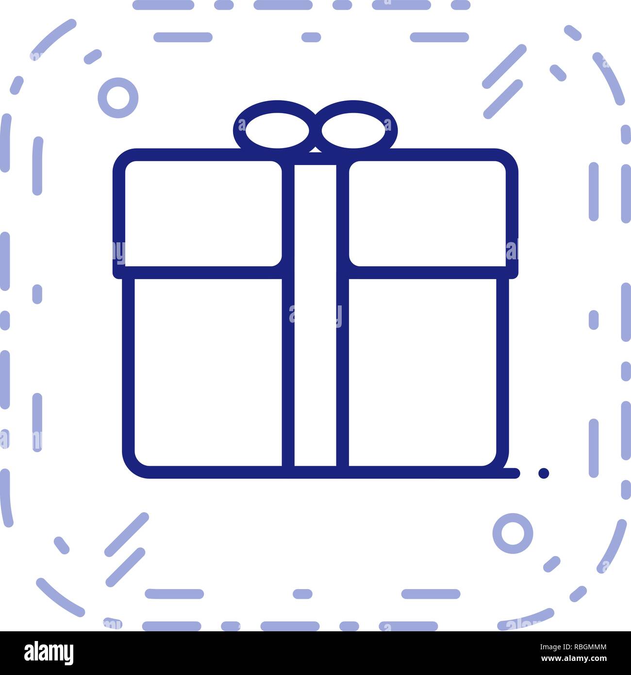 Vektor Geschenk Symbol Stock Vektor