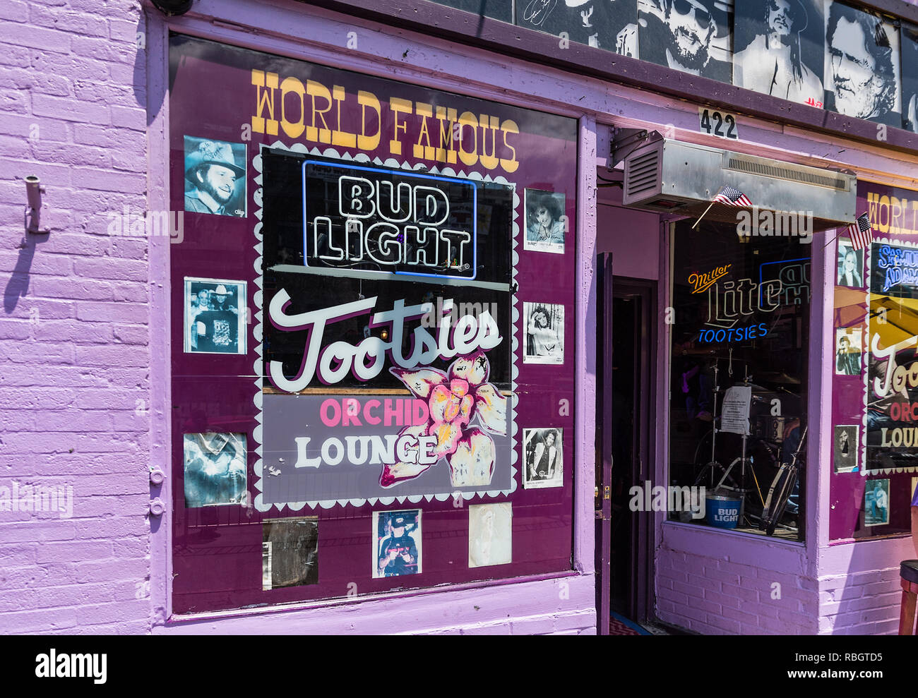 Live Country Music Venue Tootsies Orchid Lounge Nashville Tenessee Usa Stockfotografie Alamy
