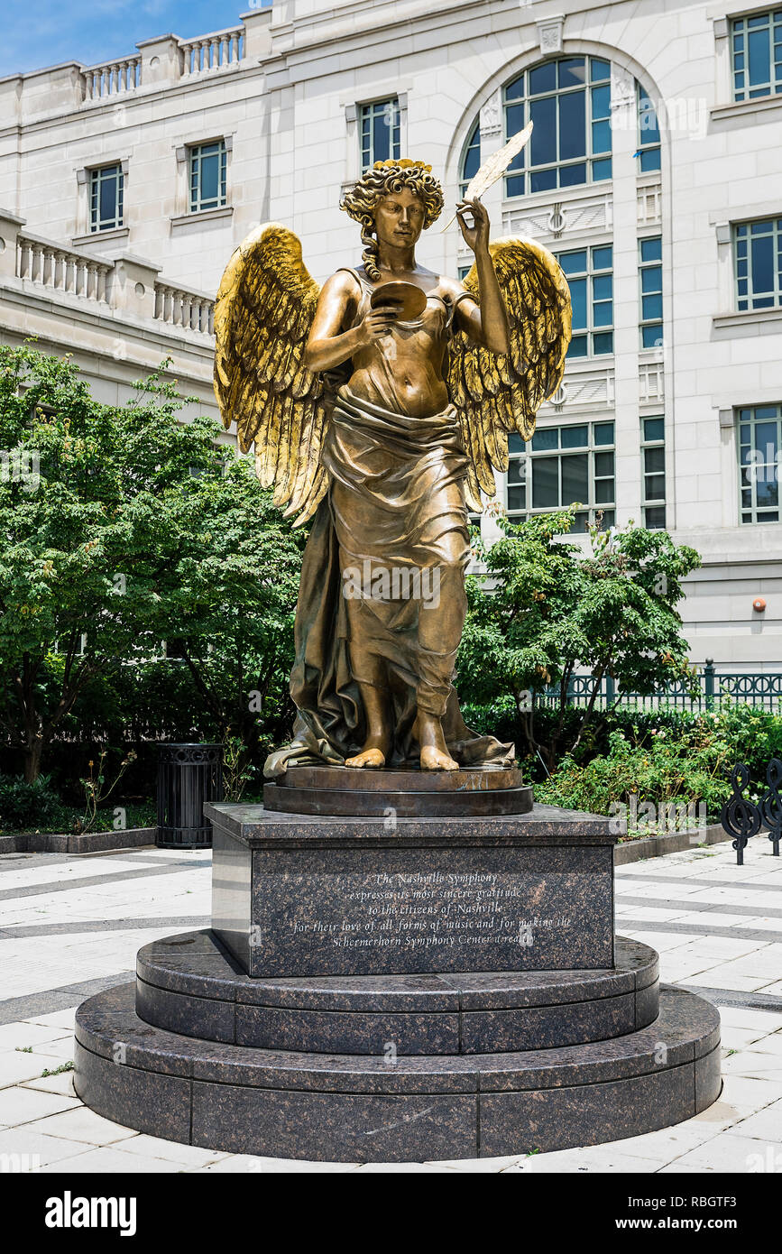Das Äußere des Schermerhorn Symphony Hall Nashville, Tennessee, USA Stockfoto