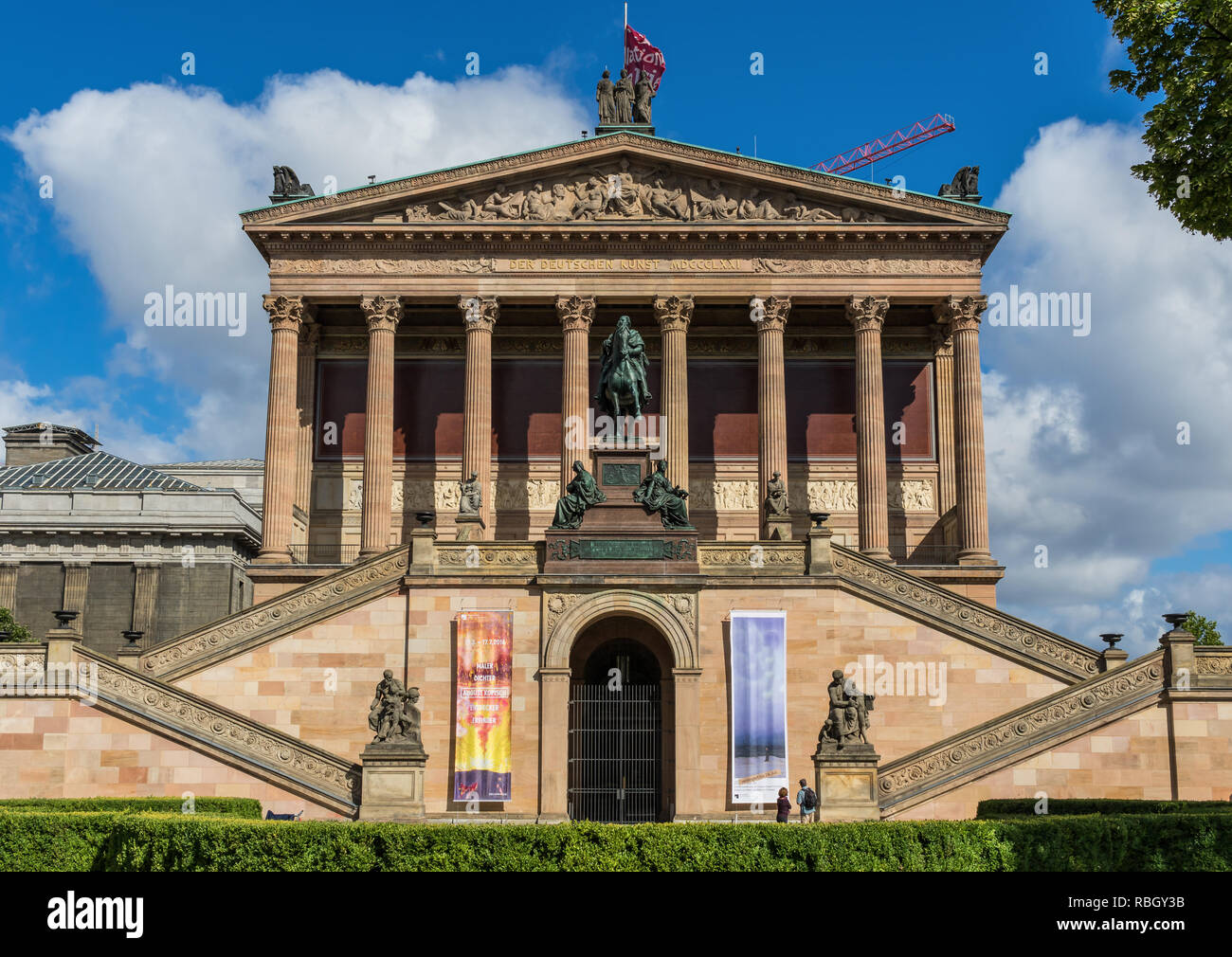 Berlin, Deutschland - Museum Insel ist der Name der nördlichen Hälfte von einer Insel in der Spree, im zentralen Bezirk Mitte Stockfoto