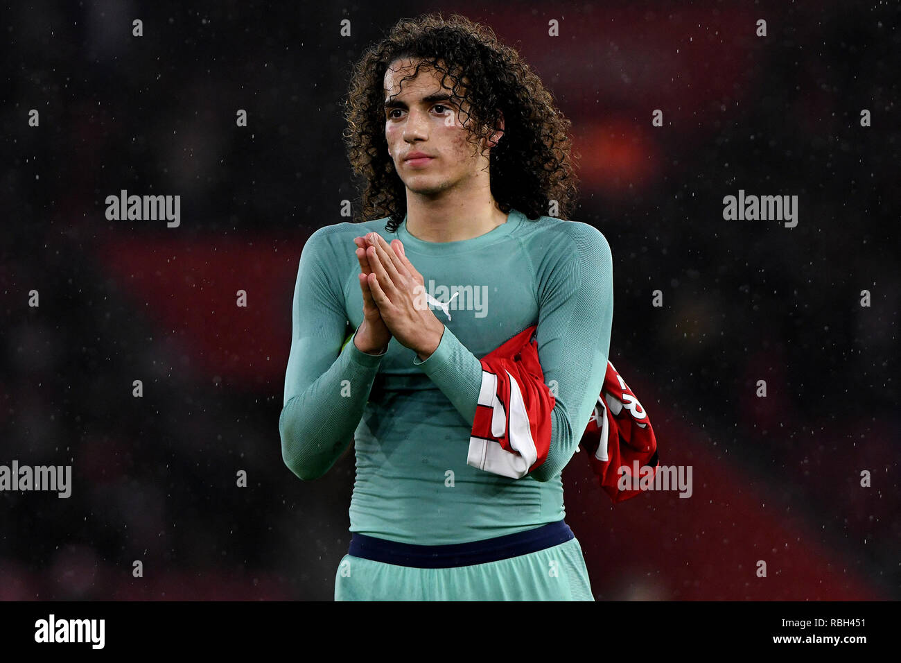 Matteo Guendouzi von Arsenal - Southampton v Arsenal, Premier League, die St. Mary's Stadium, Southampton - 16. Dezember 2018 Editorial nur verwenden - DataCo Stockfoto