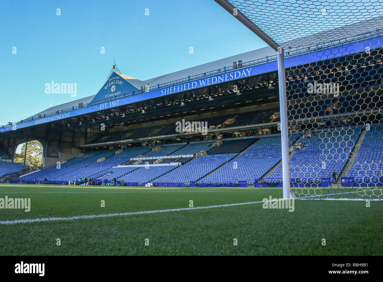 28. September 2018, Hillsborough, Sheffield, England; Sky Bet Meisterschaft, Sheffield Mittwoch v Leeds Utd: Blick auf Hillsborough Credit: Mark Cosgrove/News Bilder, Englische Fußball-Liga Bilder unterliegen DataCo Lizenz Stockfoto