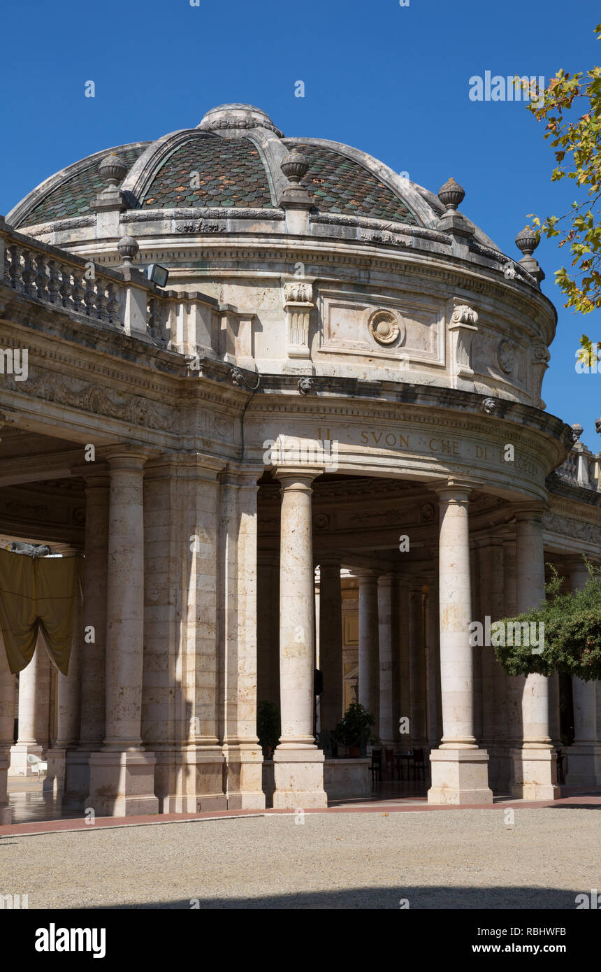 Terme Tettuccio Spa in Montecatini Terme, Toskana, Italien Stockfoto