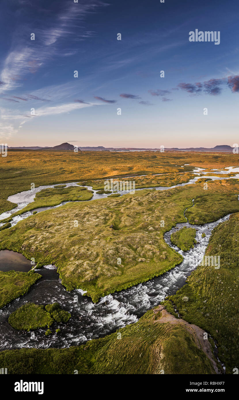See Myvatn, Norden Islands Stockfoto