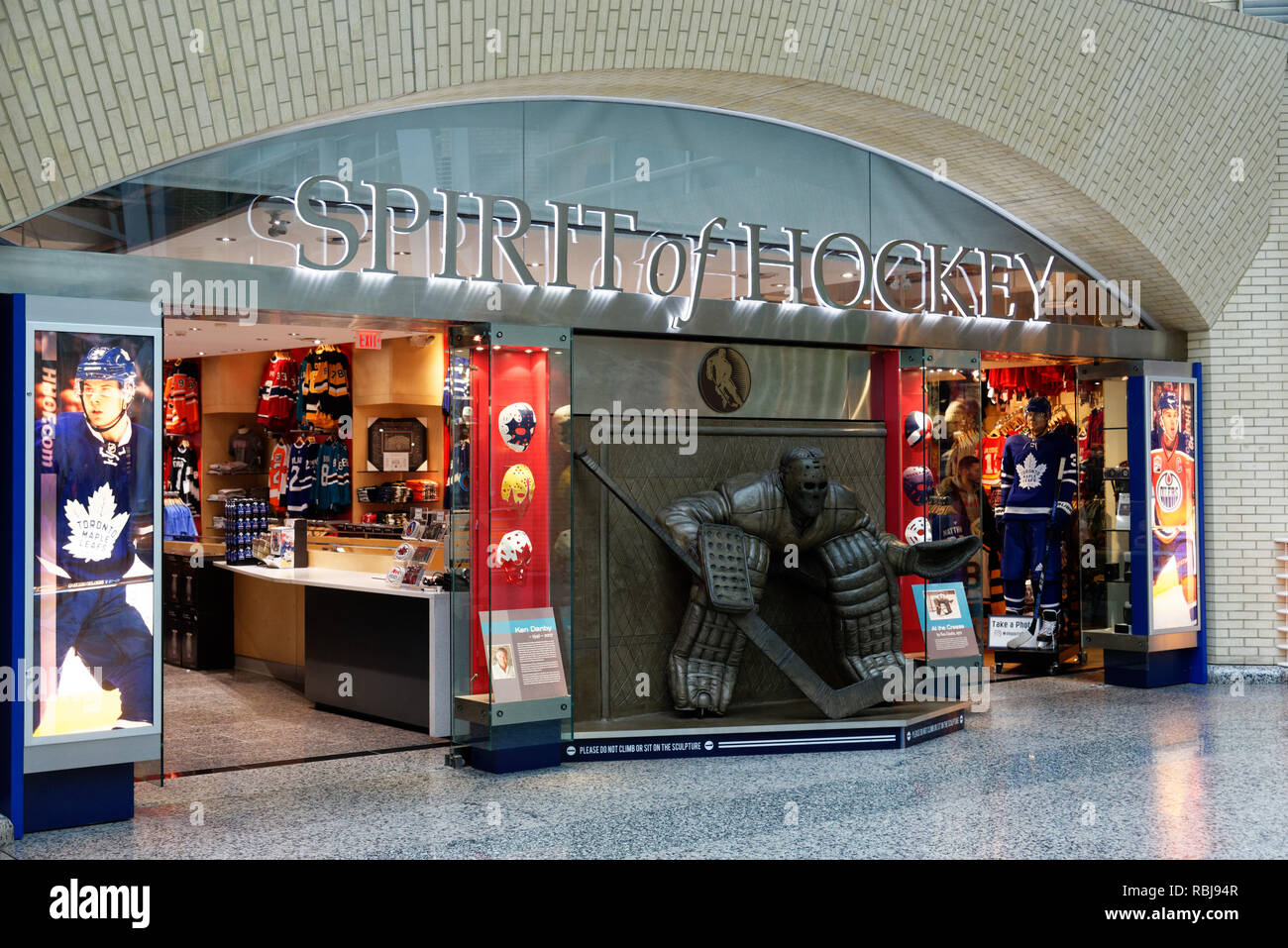 Der Geist der Hockey museum in Brookfield, Toronto, Kanada Stockfoto