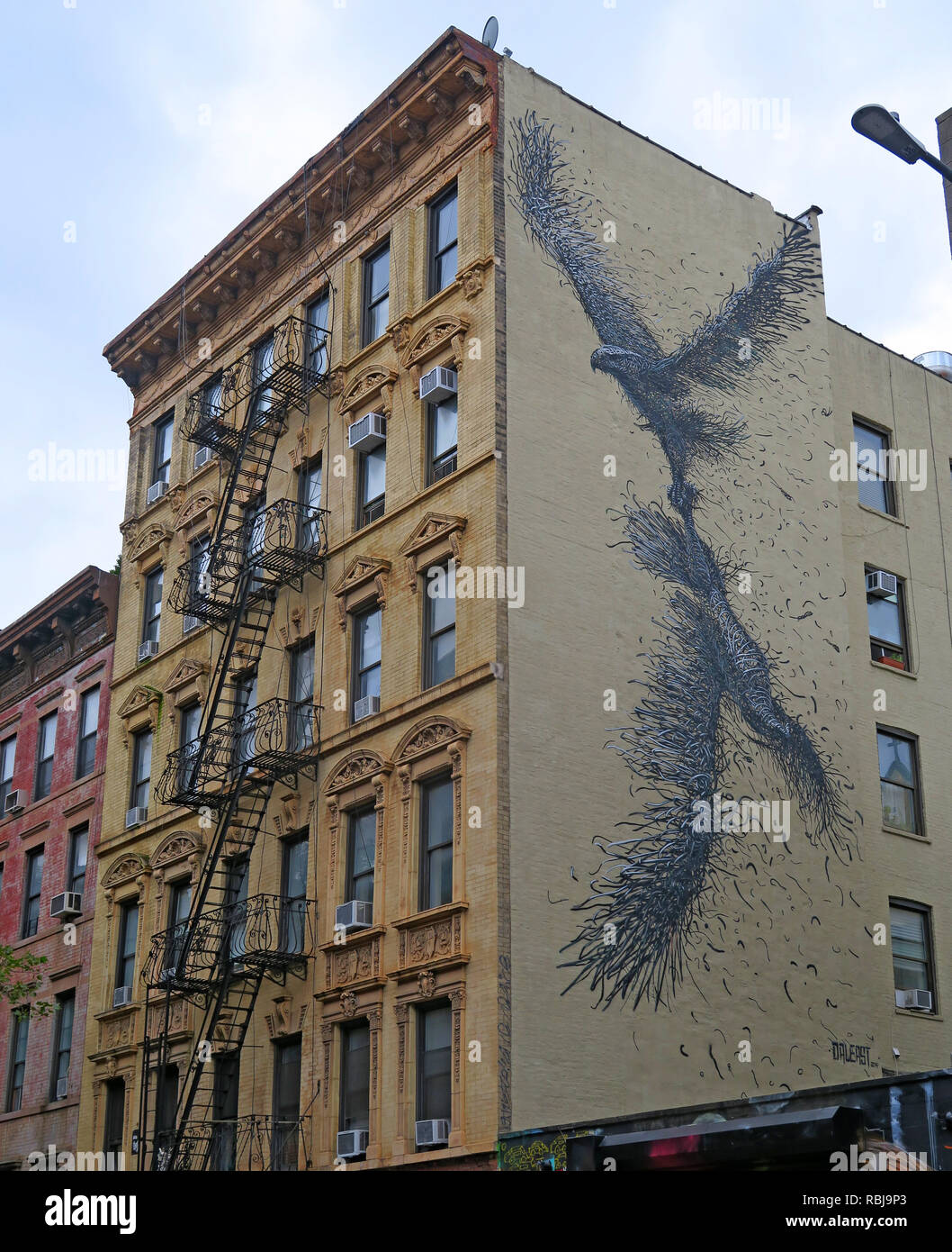 Kunst - Proletariat, 102, Saint Mark's Place, East Village, Manhattan New York, New York, USA Stockfoto