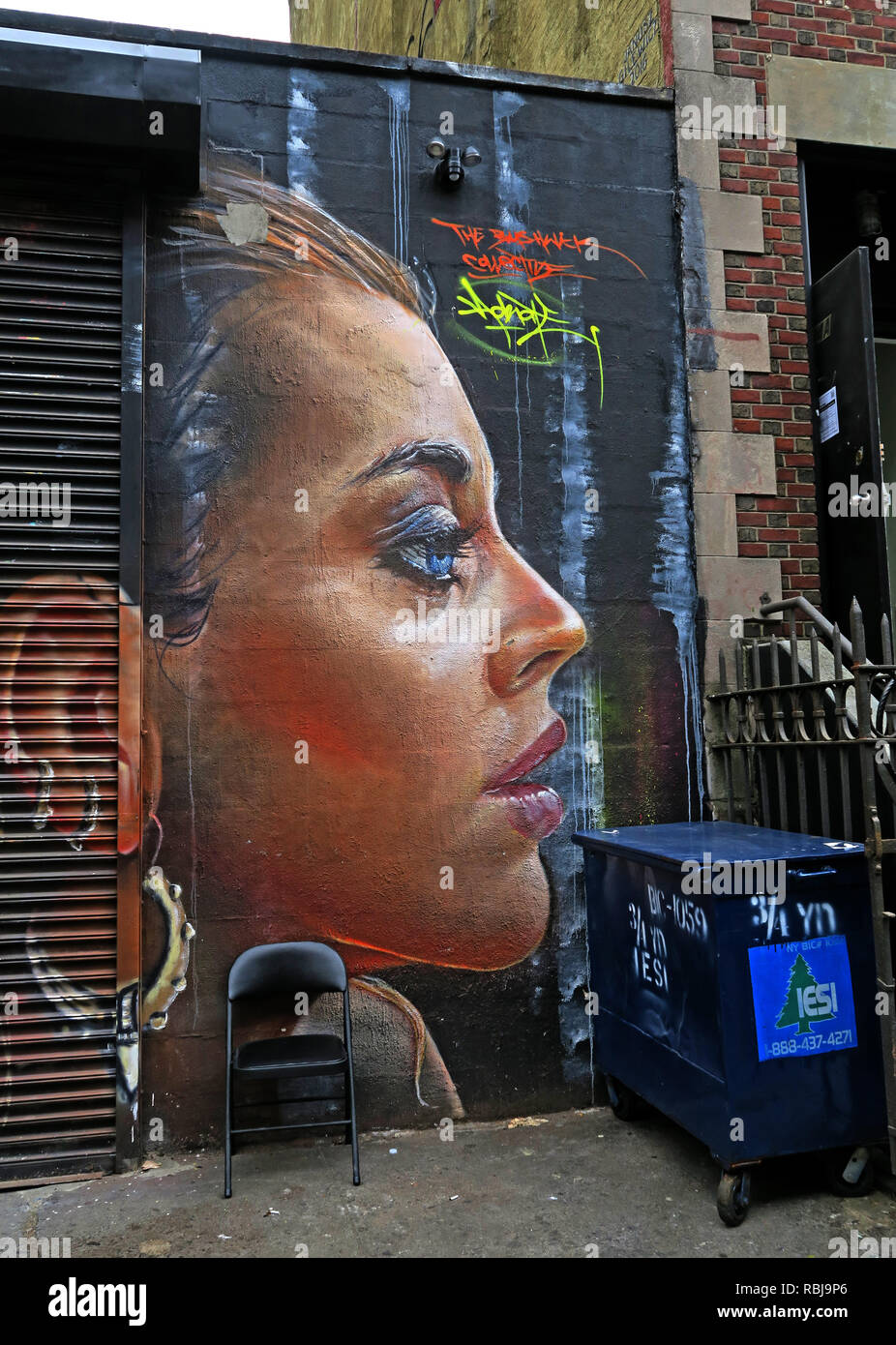 Face Art, East Village, New York City, New York City, NY, USA Stockfoto