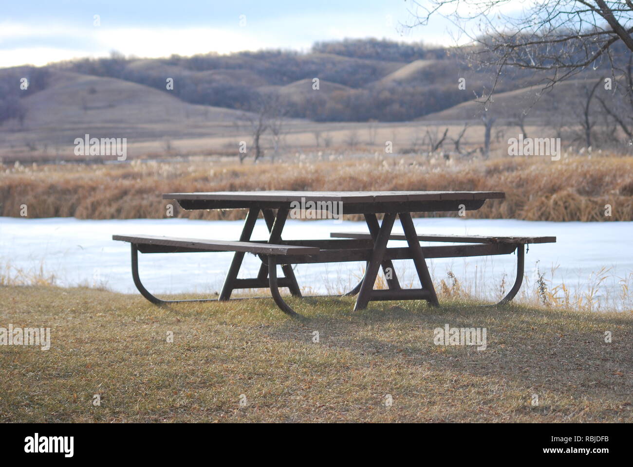 Naturschutzgebiet Landschaft Fotos Stockfoto