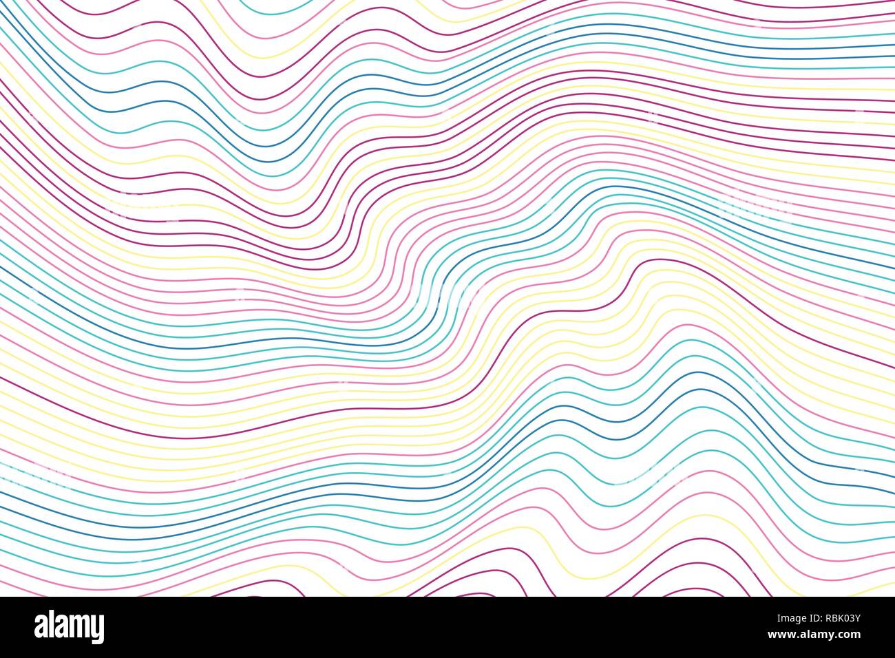 Farbe wellig Hintergrund Stock Vektor