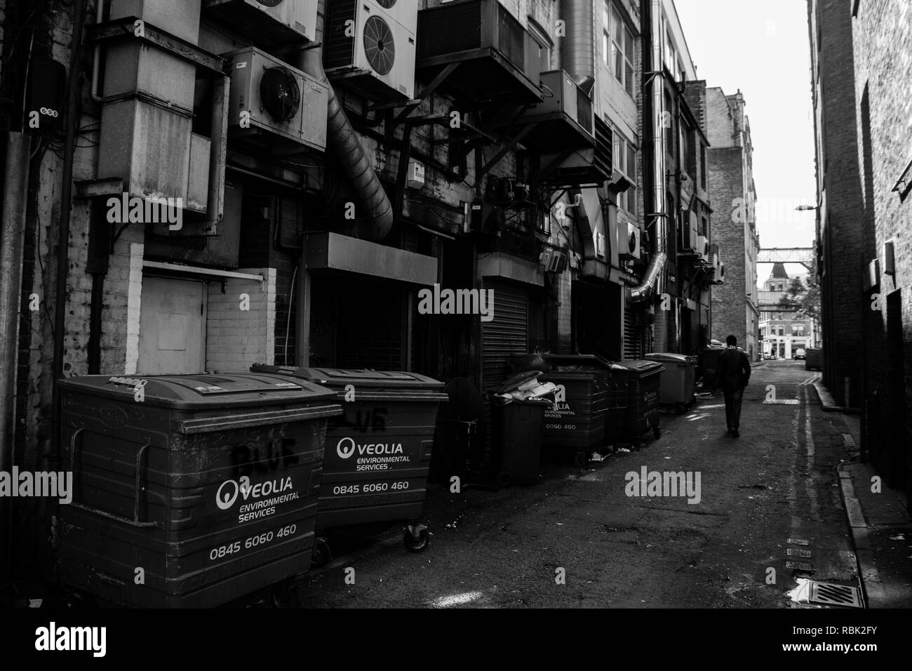 Manchester Street Fotografie Stockfoto