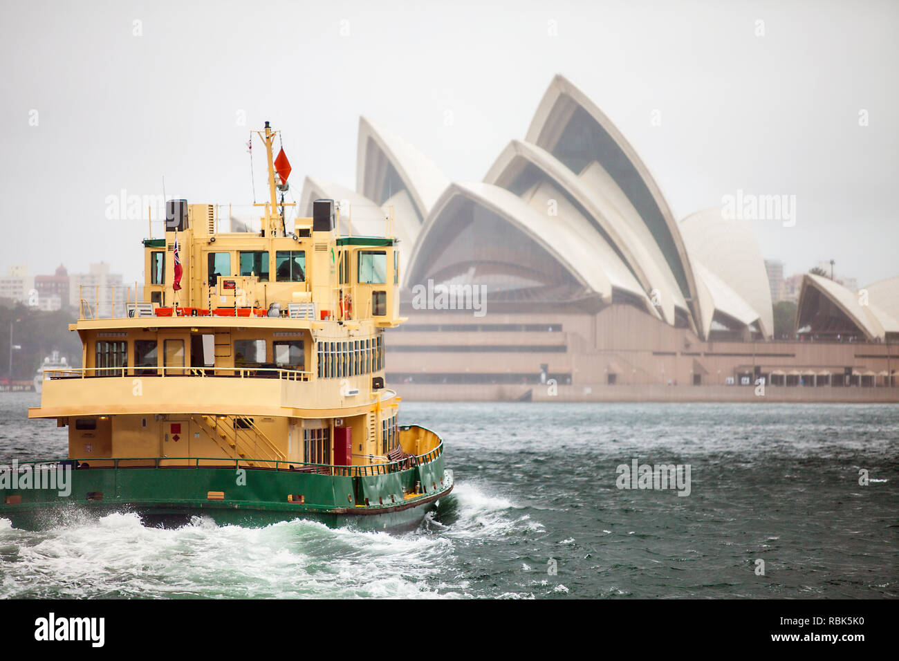 Blick auf die Oper in Sydney Stockfoto