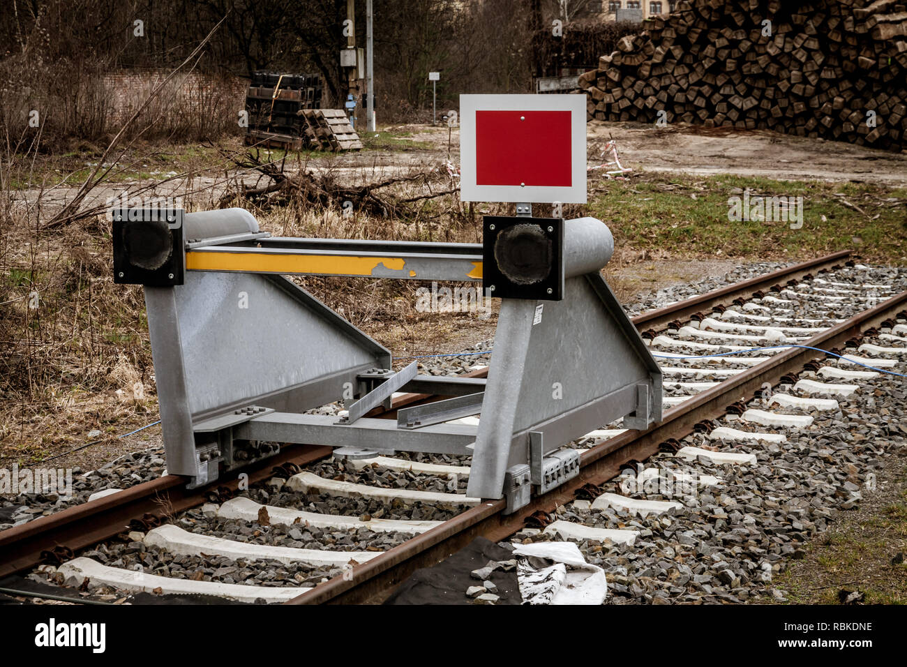 Ende der Kette Stockfoto