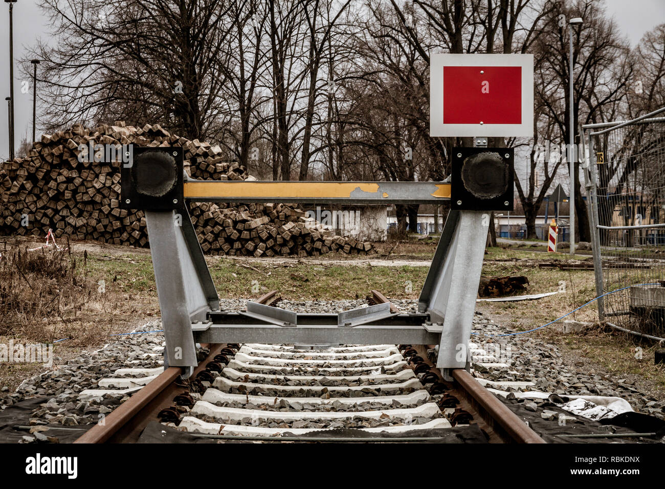 Ende der Kette Stockfoto