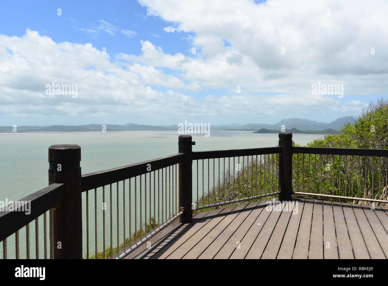 Turtle Lookout, Wandern durch Cape Hillsborough National Park, Queensland, Australien Stockfoto