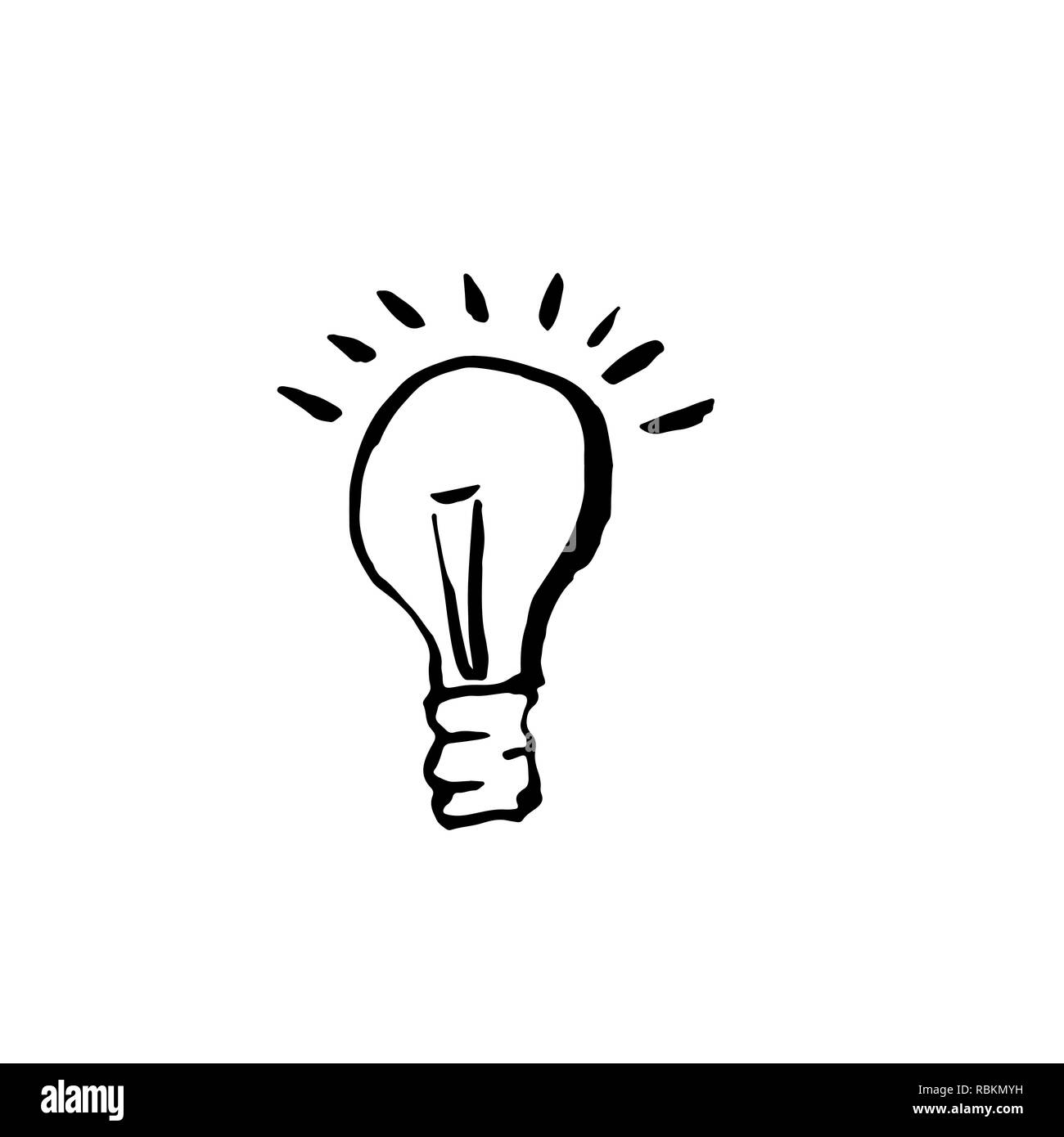 Idee glühbirne lampe Stock-Vektorgrafiken kaufen - Seite 2 - Alamy