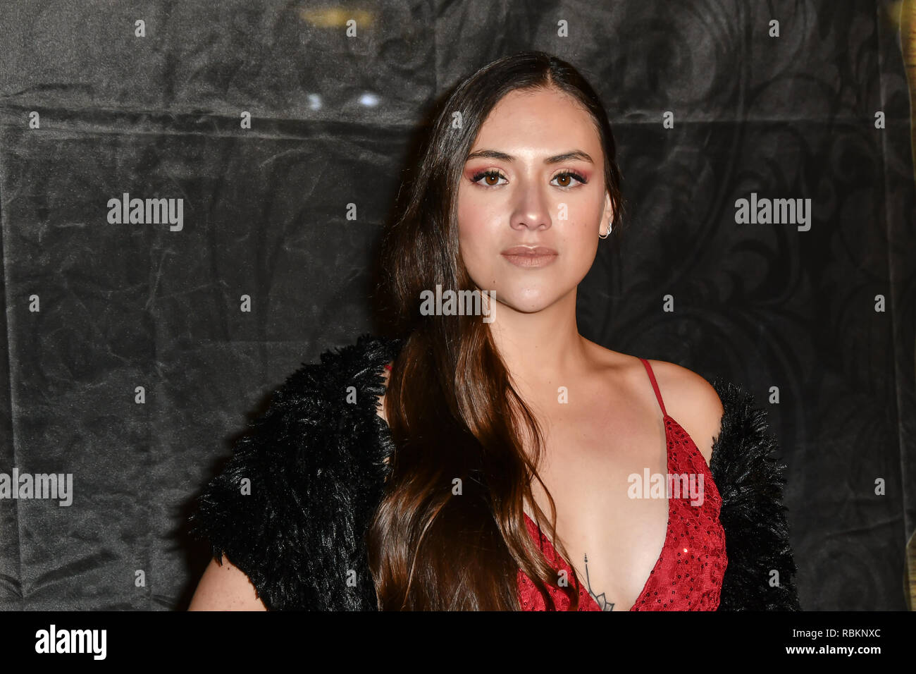 London, Großbritannien. 10. Jan 2019. Valentina Ospina Arrivers am Gold Film Awards auf der Regent Street Kino am 10. Januar 2019, London, UK. Bild Capital/Alamy leben Nachrichten Stockfoto