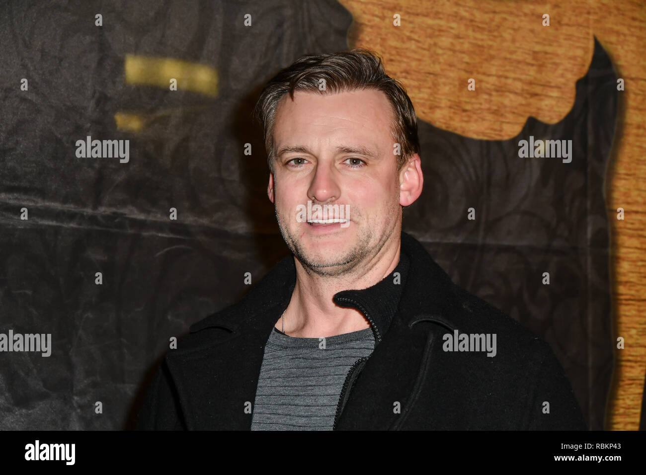 London, Großbritannien. 10. Jan 2019. Callum Blue Arrivers am Gold Film Awards auf der Regent Street Kino am 10. Januar 2019, London, UK. Bild Capital/Alamy leben Nachrichten Stockfoto