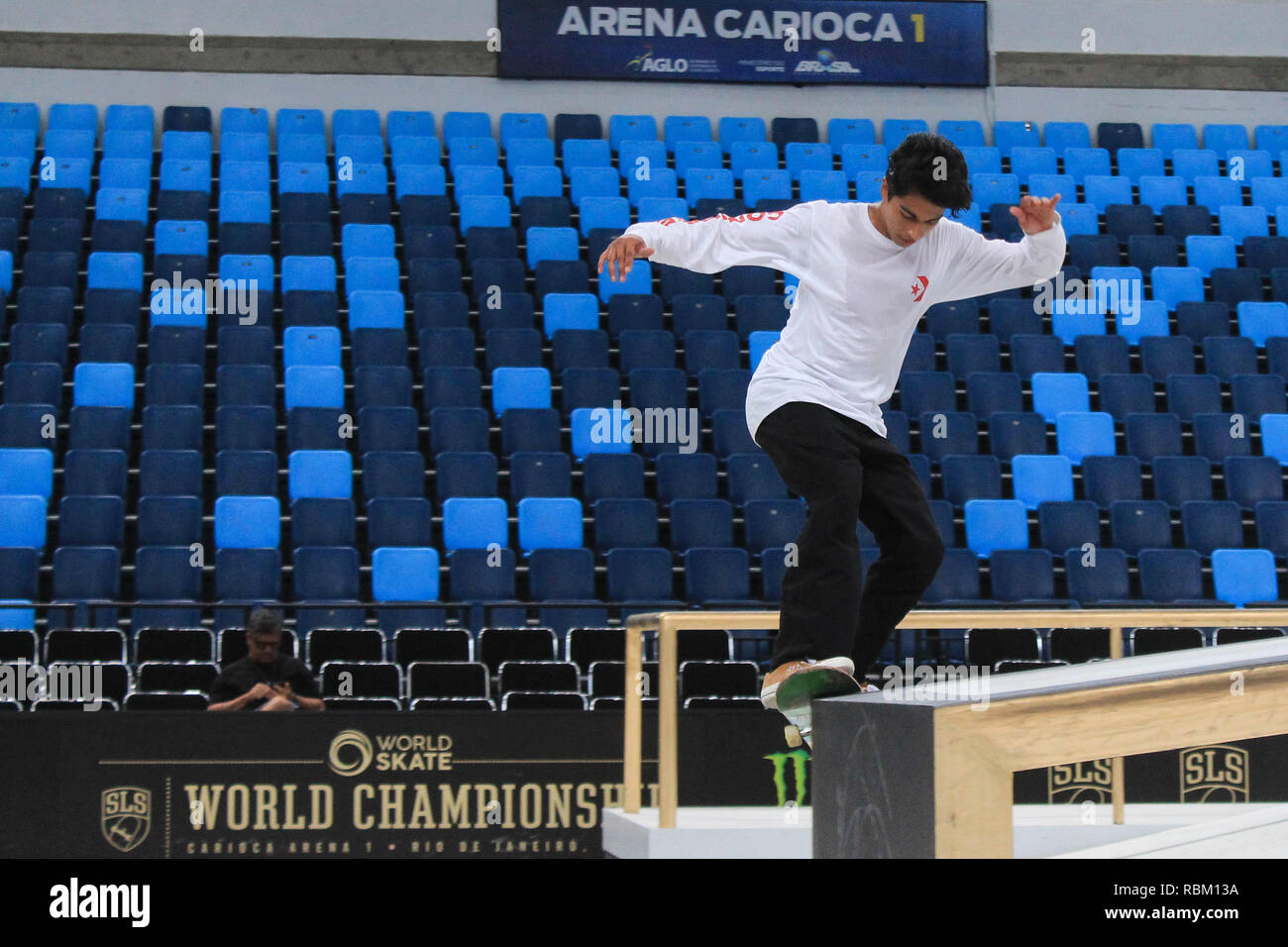 RJ - Rio de Janeiro - 11/01/2019 - SLS-Wm da Welt Skate aus Rio de Janeiro Foto: Jotta de Mattos/AGIF Stockfoto