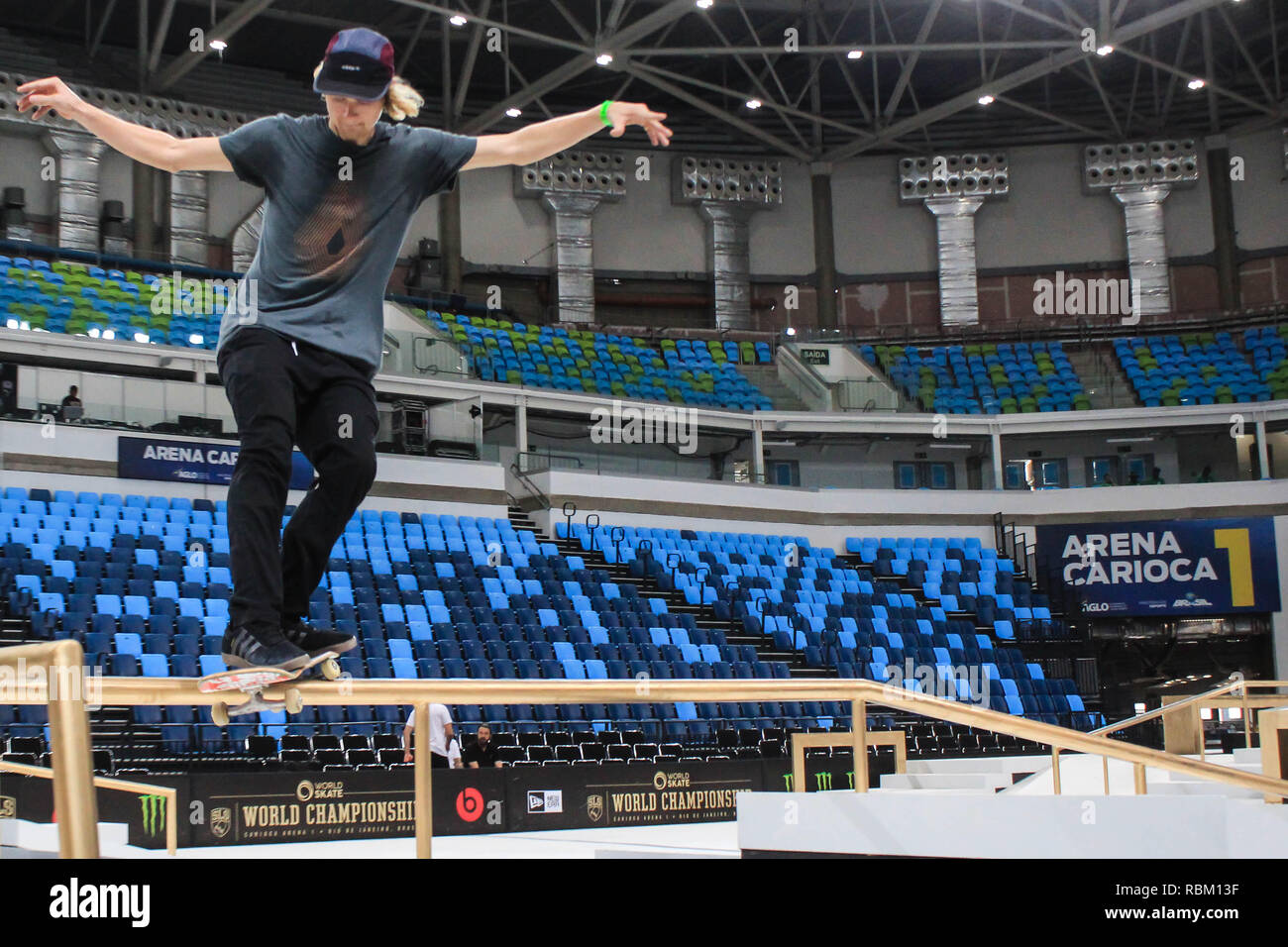 RJ - Rio de Janeiro - 11/01/2019 - SLS-Wm da Welt Skate aus Rio de Janeiro Foto: Jotta de Mattos/AGIF Stockfoto