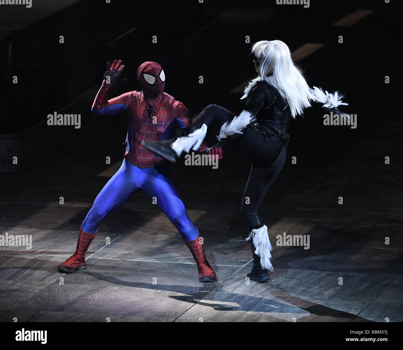 Sunrise, FL, USA. 10 Jan, 2019. Marvel Universum lebt! Alter der Helden im BB&T Center am Januar 10, 2019 in Sunrise, Florida. Quelle: MPI04/Medien Punch/Alamy leben Nachrichten Stockfoto