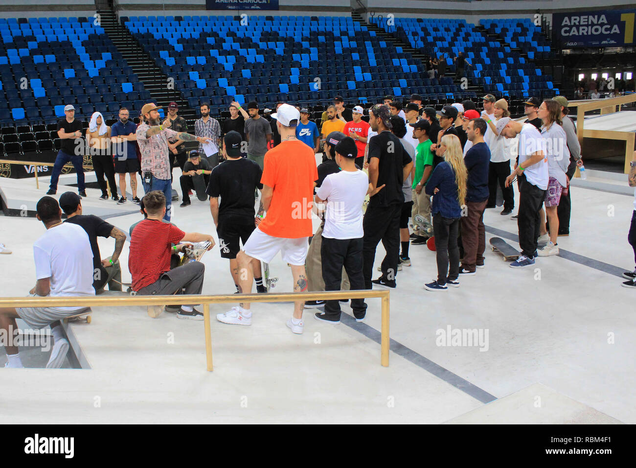 RJ - Rio de Janeiro - 11/01/2019 - SLS-Wm da Welt Skate aus Rio de Janeiro Foto: Jotta de Mattos/AGIF Stockfoto