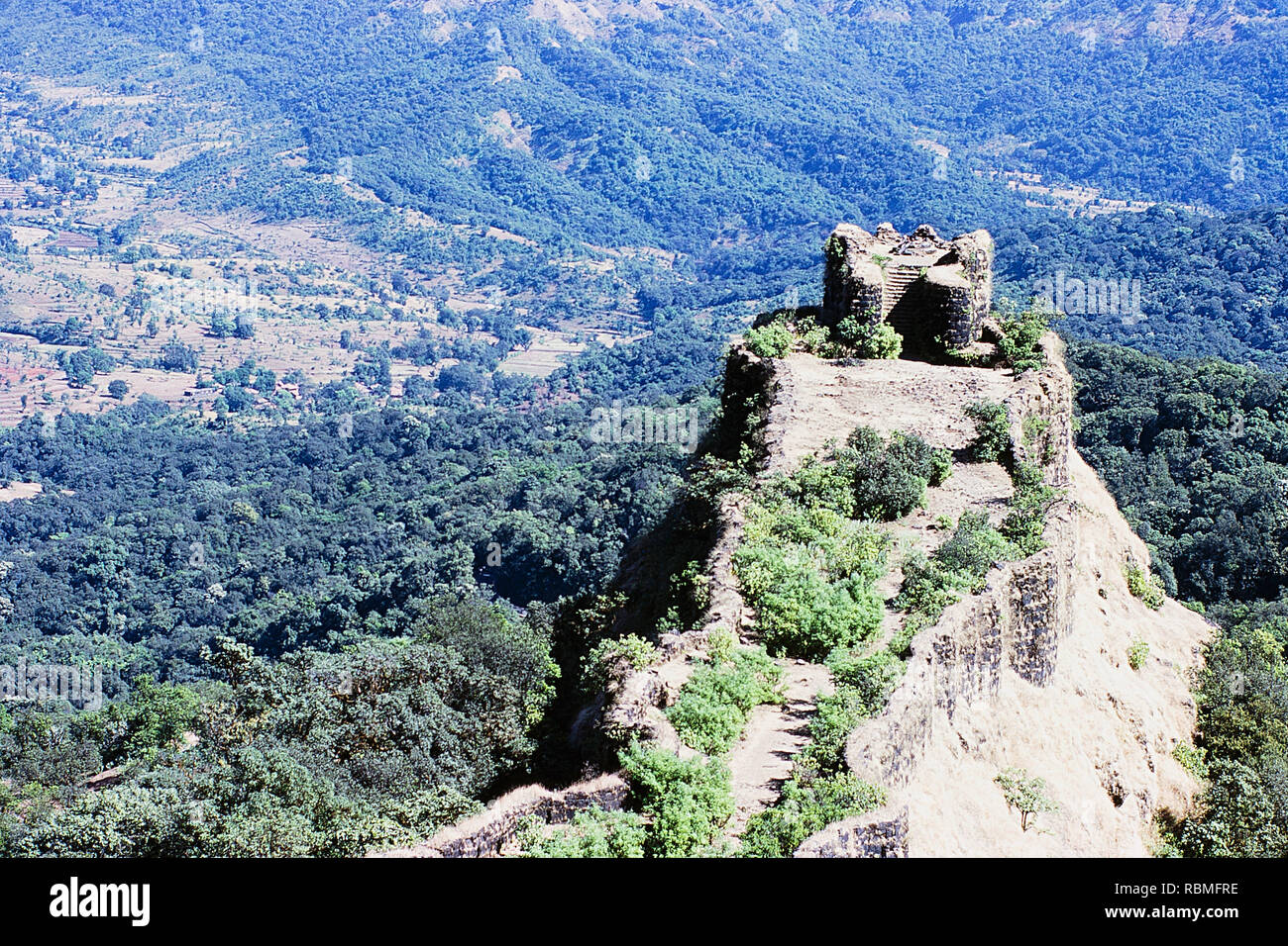 Pratapgad Fort, Mahabaleshwar, Maharashtra, Indien, Asien Stockfoto