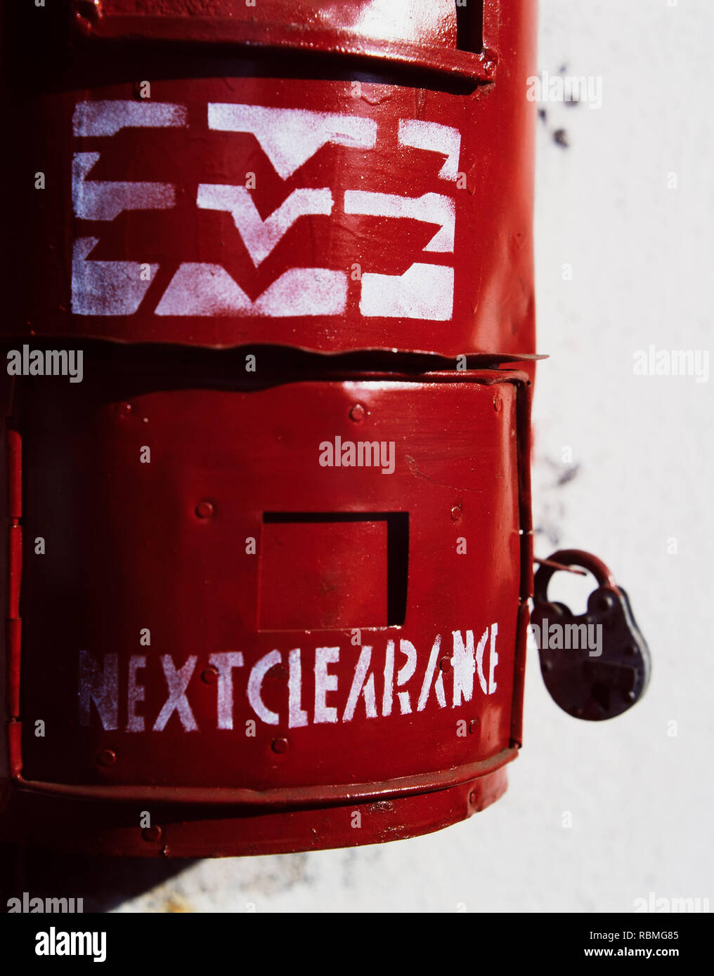 Letter Box, Indien, Asien Stockfoto
