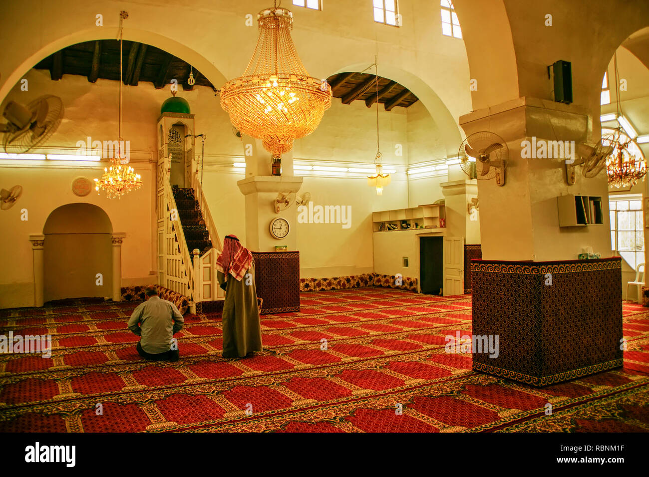 Moschee von Qara Al-Kebir, Qara, qalamoun. Syrien, Naher Osten Stockfoto