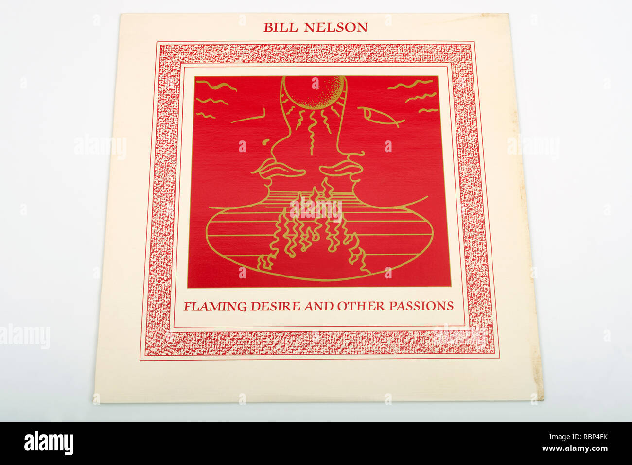 Bill Nelson flammenden Wunsch und anderen Leidenschaften EP Vinyl record Stockfoto