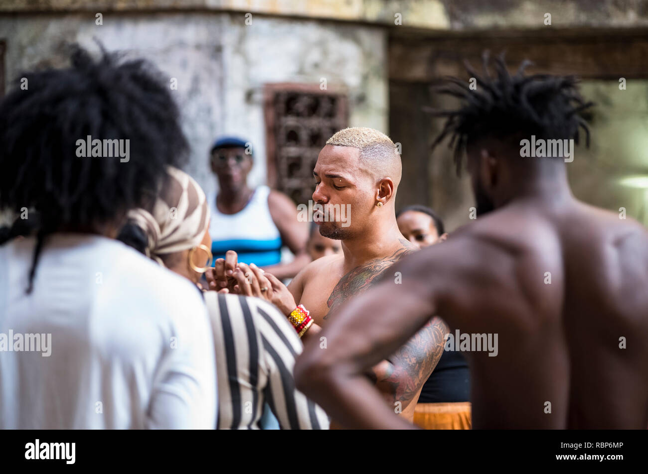 Kubanische MODERN DANCE CENTER CENTRAL Havanna Havanna Kuba Stockfoto