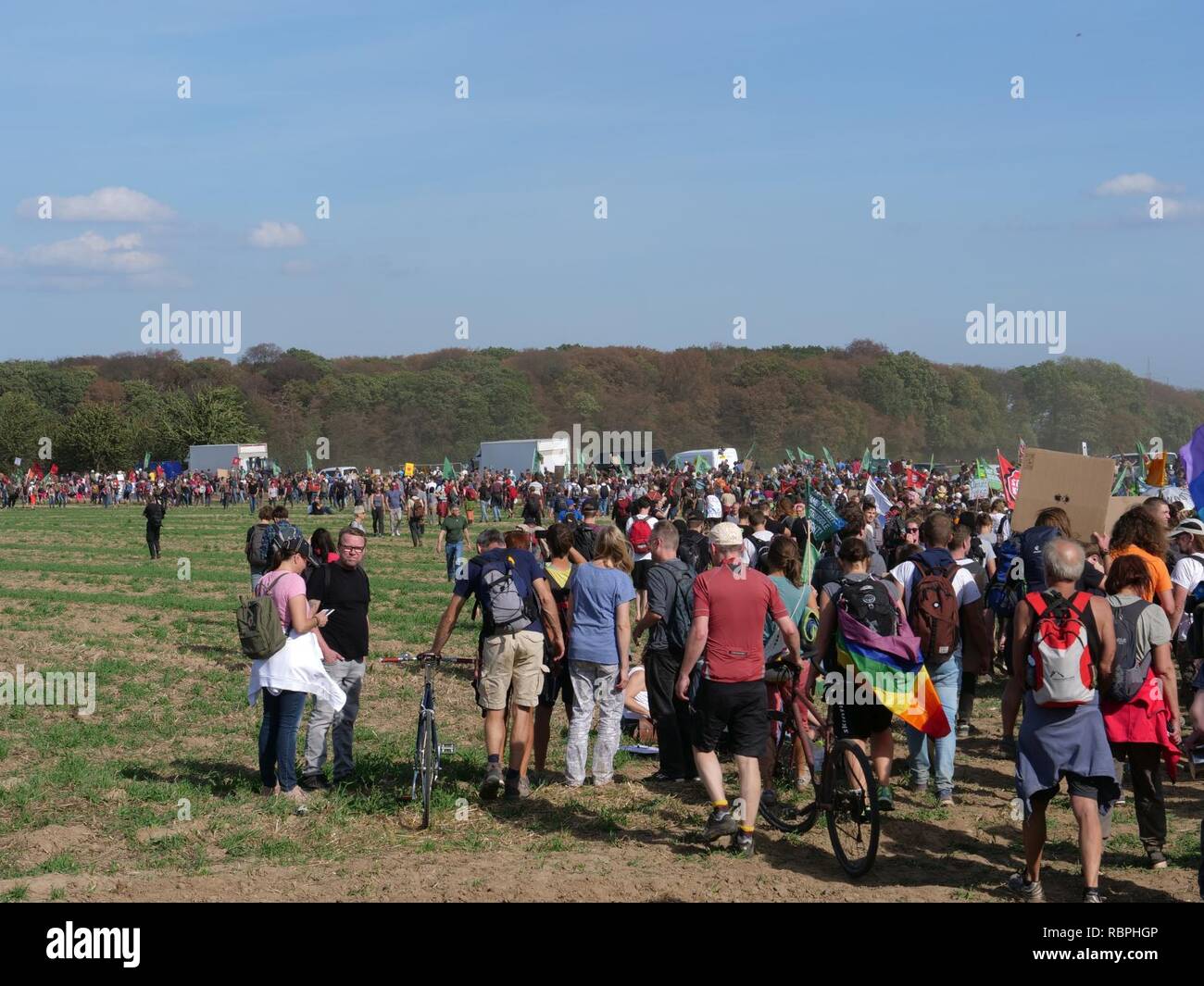 "Ende Gelände" 06-10-2018, 03. Stockfoto