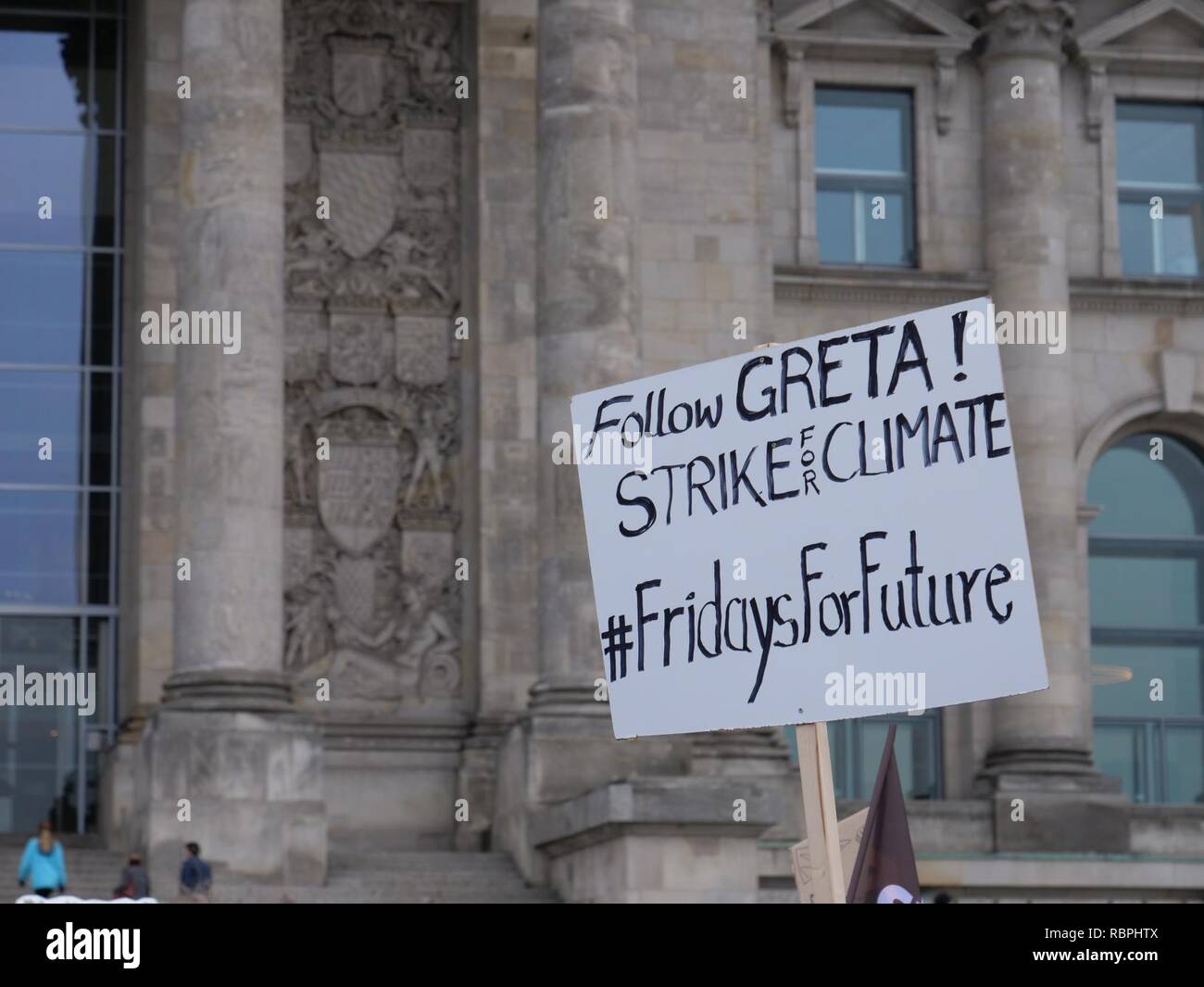 "FridaysForFuture protest Berlin 14-12-2018 17. Stockfoto