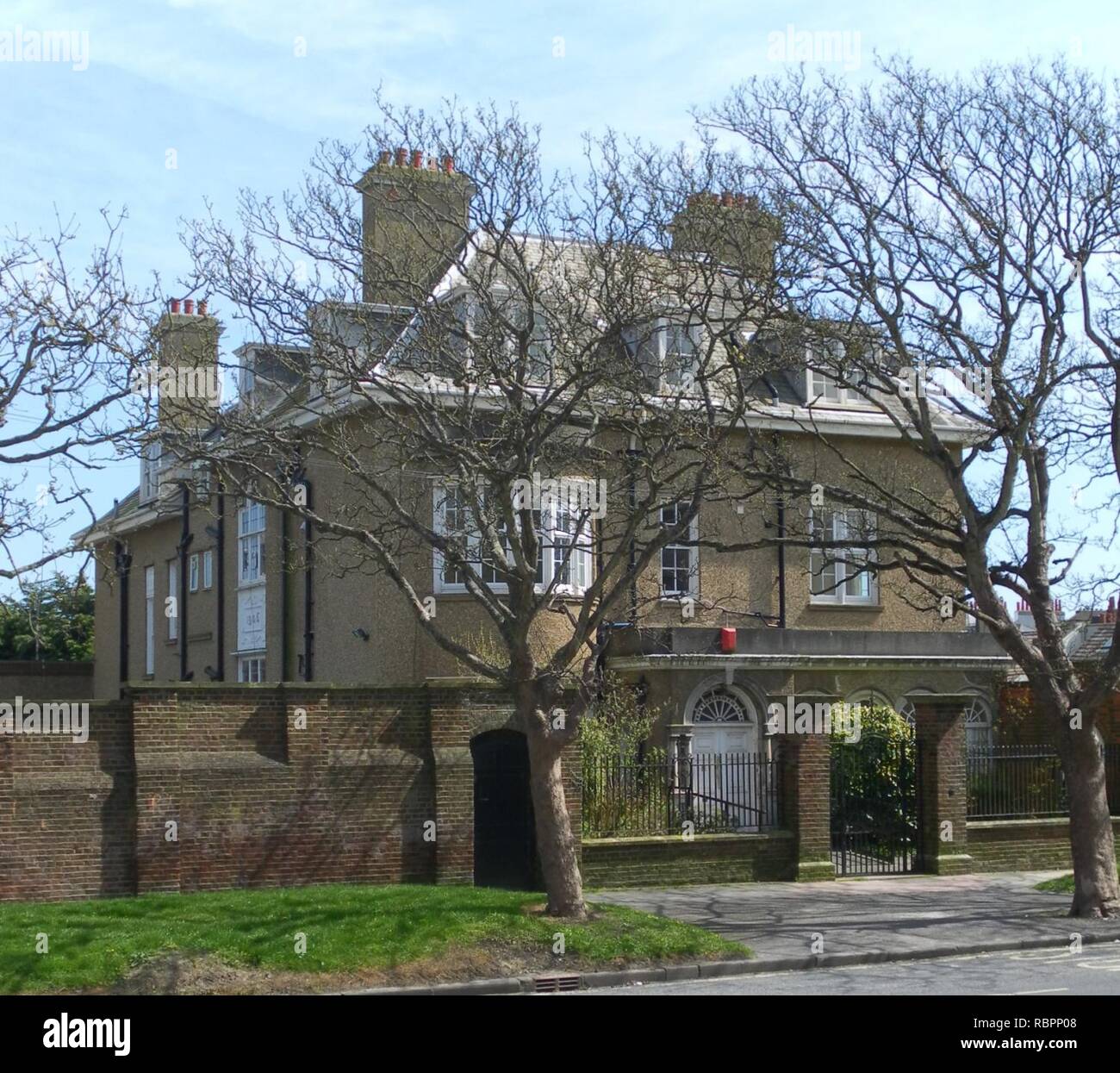 1 Manor Road, Kemptown, Brighton (April 2013) (2). Stockfoto