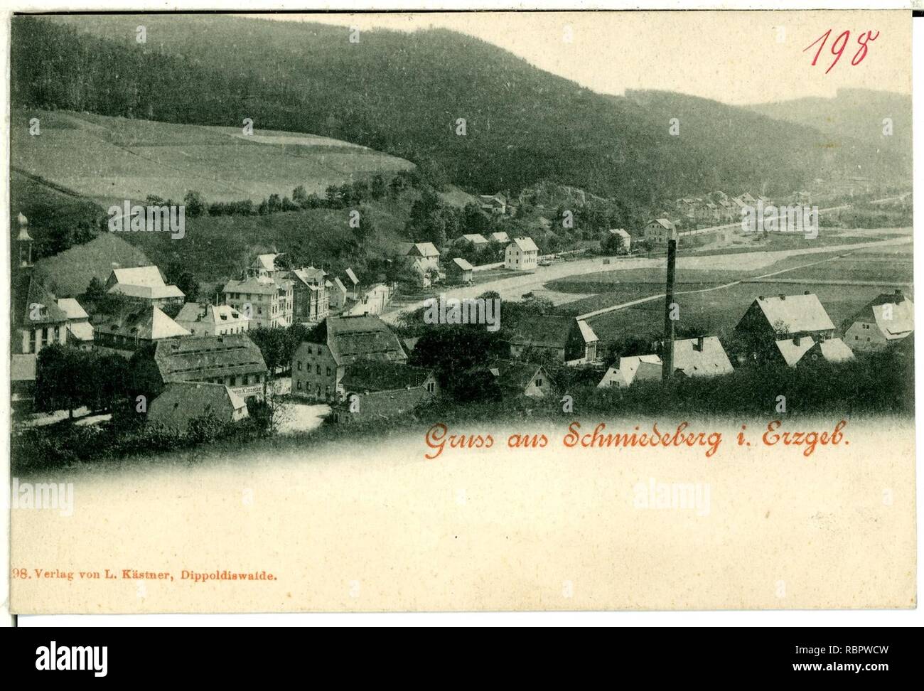 00198 - Schmiedeberg-1898 insgesamt - Brück & Sohn Kunstverlag. Stockfoto